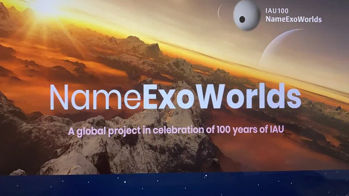 Slide from Solomon Appekey’s talk: NameExoWorlds, a global project celebrating 100 years of the IAU